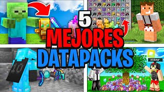 LOS 5 MEJORES DATAPACKS PARA MINECRAFT 1171 [upl. by Maureene671]