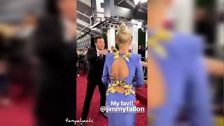 Jimmy Fallon and Rita Ora at Peoples Choice Award 2018 [upl. by Heringer65]