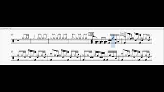 In Christ Alone Drum Sheet Music Tutorial [upl. by Viradis]