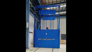 Customized Oven Both Side Automatic Counter Lift Doors Heavy Duty Trolley for Loading  Unloading [upl. by Lunneta942]