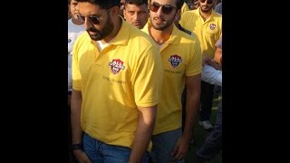 JPR Events organize a charity football featuring Abhishek Bachchan and Ranbir Kapoor in Surat [upl. by Letisha385]