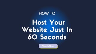 Site Hosting Free in Just 1 Minute  Quick amp Easy Steps for Beginners [upl. by Omarr568]