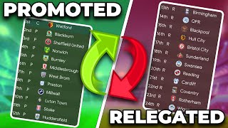 Every Team gets Promoted or Relegated [upl. by Shugart]