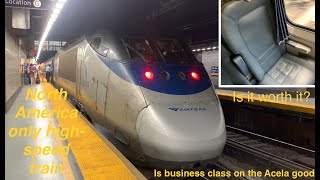 New Haven to New York Amtrak Acela Business class [upl. by Ear]