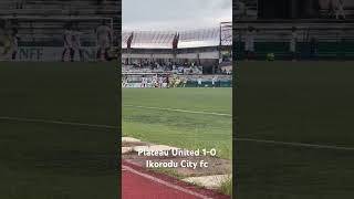 Plateau United Temitope Vincent scores bicycle kick goal against Ikorodu City npfl25 goals [upl. by Pepe537]