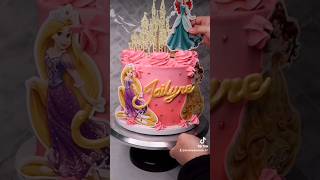 princess princesscastle dessert frosting cakery bakers caking icing cakeshorts storytime [upl. by Nimsay]