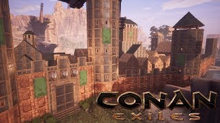 Conan Exiles  City Walls Speed Build [upl. by Durrace499]