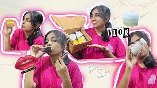 VLOG 01  Nykaa ampFlipkart haul💄  enthinula tablets aa 💊🤔 [upl. by Lehet]