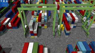 Container Terminal Simulation by TBA [upl. by Imalda]