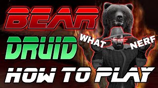 How To Play BEAR Druid  Best Druid Build Current Patch  Dark and Darker [upl. by Cathie]