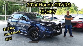 First Impression amp Drive 2024 Honda CRV RS EHEV Malaysia [upl. by Akinar]