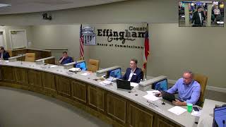 Effingham County Board of Commissioners Meeting September 17th 2024 [upl. by Vickey]