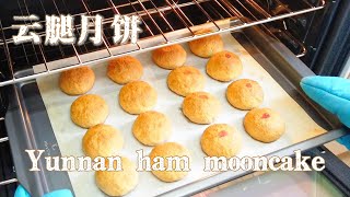 云腿月饼Yunnan ham mooncake雲腿月餅 用意大利Coppa火腿做滇式雲腿月餅 不需要模具的月饼🥮吃多了五花八門齁甜月餅 許多人還是最喜歡鹹甜口味肉月餅 家鄉的美食解鄉愁 [upl. by Lednor]