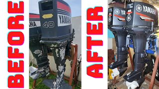 Restoration of my 1984 40hp Yamaha outboards ep5 [upl. by Rostand]