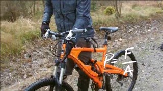 Mountain Bike Physics 24  Brakes  GCSE and A Level Physics Revision [upl. by Crichton754]