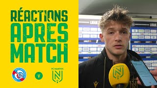 RC Strasbourg  FC Nantes  la réaction des joueurs [upl. by Kylstra]