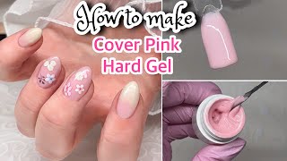 How To Make Your Own Cover Pink Builder Gels  Custom Colors  EASY [upl. by Abdel]