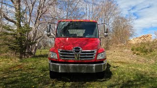 Testing out budget flatbed truck Hauling logs and firewood [upl. by Darcee701]