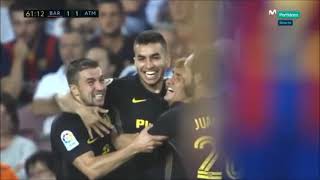 201617 FC Barcelona 1 vs Atlético Madrid 1 Liga  Jª 05 [upl. by Lubet937]