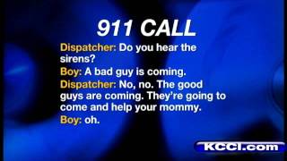 Police Iowa 4yearolds 911 call saves moms life [upl. by Ijuy716]