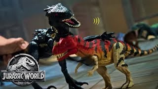 Jurassic World – Grab ’N Growl™ Indoraptor Official TV Commercial  Mattel Action [upl. by Osnofla]