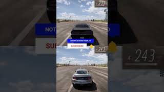 Dodge Challenger SRT Demon vs Ford Mustang GT DeBerti drag fh5 shorts [upl. by Demetris752]