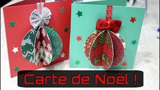 CARTE DE NOËL FACILE [upl. by Tenenbaum]