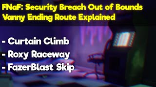 Tutorial FNaF Security Breach  Vanny Ending OOB Speedrun Guide [upl. by Alyahsal]