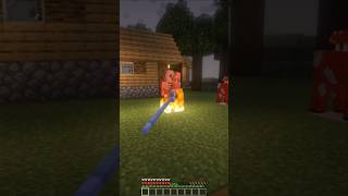 Channeling Enchantment in Minecraft 🔱 minecraft shorts [upl. by Toffey]