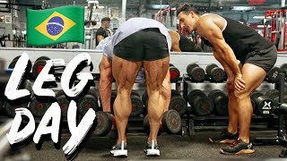 Olympia Leg Day w Caike Carlos DeOliveira [upl. by Afital]