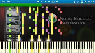 GREETING SONY ERICSSON RINGTONE SYNTHESIA REMIX [upl. by Hoseia]