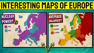 Interesting Maps Of EUROPE That Teach Us About The Continent [upl. by Nuhsed]