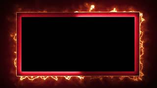 Glowing frame black screen  Neon light border  Frame template video background [upl. by Gurolinick182]