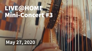 Andreas Vollenweider  LIVEHOME  MiniConcert 3 [upl. by Arratahs]