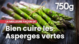 Comment réussir la cuissons des Asperges vertes   750g [upl. by Dickey279]