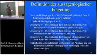 Aussagenlogik 5b Logische Folgerung  Definition [upl. by Hgierb760]