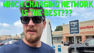 Which EV charging Network is the best EVgo vs Shell Recharge vs Electrify America vs ChargePoint [upl. by Ammadis]