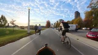 Riding the Lakefront Path in Chicago Hollywood Ave to Museum Campus [upl. by Repotsirhc213]