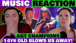 Courtney Hadwin SHOCKING Performance  AGT Champions REACTION CourtneyHadwin [upl. by Lewin]