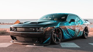 Bagged Dodge challenger Hellcat 4K [upl. by Gerard19]