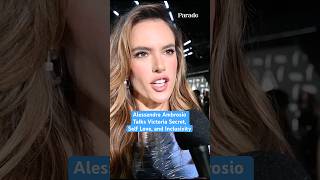 Alessandra Ambrosio Talks Victoria Secret Self Love and Inclusivity [upl. by Green49]