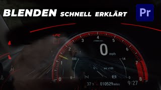 Blenden für Anfänger in Premiere Pro CC Tutorial [upl. by Salomon]
