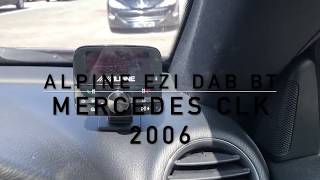 Alpine Ezi Dab BT fitted to a Mercedes CLK 2006  Phace Installations [upl. by Adnar]