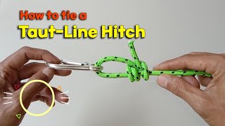 How to Tie a Taut Line Hitch Knot [upl. by Iznek745]