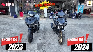 4K  Exciter 150  155 2024 ĐEN NHÁM ▶️ Có nên mua Exciter 2024 🔴 TOP 5 ĐAM MÊ [upl. by Attalie]