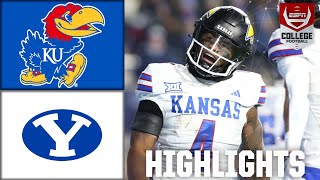 Kansas Jayhawks vs BYU Cougars  Full Game Highlights  ESPN College Football [upl. by Fadiman]