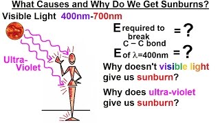 Particle Physics 38 of 41 What is a Photon 22 UV Rays  How Do We Get Sunburns [upl. by Thayer437]