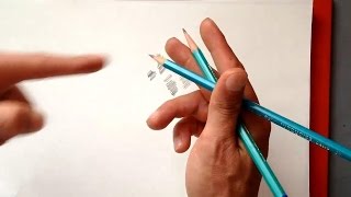 Usar 2 Lapices en una mano Hand Trick 2 pencils [upl. by Faythe941]