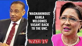 Magnanimous Kamla welcomes Vasant back to the UNC [upl. by Bore]