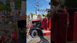 Classic firetruck in Breda TravelwithHugoF netherlands firetruck netherlands [upl. by Irrok]